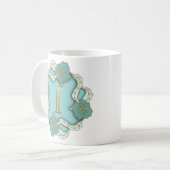 Alphabetbuchstabe Initiale Kaffeetasse (Vorderseite Links)