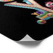 Alphabetbuchstaben Poster (Ecke)