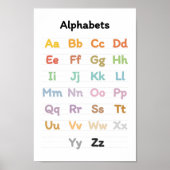 Alphabete lernen poster (Vorne)