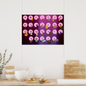 Alphabete Poster (Küche)