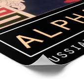 Alphabetik III Poster (Ecke)