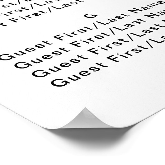 Alphabetische Hochzeit im Herbst Herbst Pumpkin Poster (Ecke)