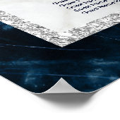 ALPHABETISCHE ORDER-Marmorplatte Poster (Ecke)