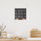 Alphabetische Sitzordnung Poster (Küche)