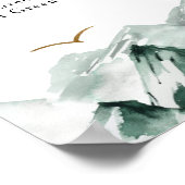 Alphabetische Übersicht über Green und Gold Poster (Ecke)