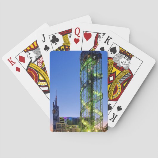 Alphabetischer Turm Spielkarten (Rückseite)
