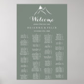 Alphabetisches Seetabelle Poster (Vorne)