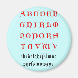Alphabetmagnet Magnet
