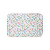 Alphabetmuster Badematte (Vorderseite)