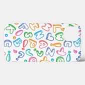 Alphabetmuster Case-Mate iPhone Hülle (Rückseite (Horizontal))