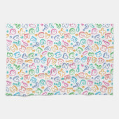 Alphabetmuster Geschirrtuch (Horizontal)