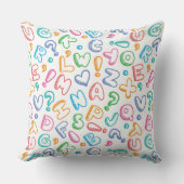Alphabetmuster Kissen (Vorderseite)
