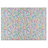 Alphabetmuster Schneidebrett (Vorderseite)