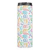 Alphabetmuster Thermosbecher (Rückseite)