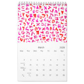 Alphabets-Kalender Kalender (Mär 2026)