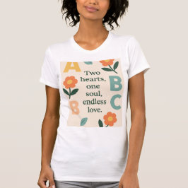 Alphabets Kunst T-Shirt
