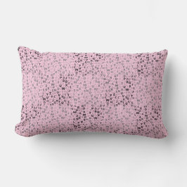 Alphabets Muster 01 BW.w LPink BG Lendenkissen