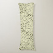 Alphabets Muster 01 BW.w LYellow BG Seitenschläferkissen (Vorderseite Vertikal)