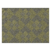 Alphabets Muster 02 YW 2Tonesx4.bw Black BG Tischdecke (Vorderseite (Horizontal))