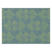 Alphabets Muster 02 YW 2Tonesx4.bw DBlue BG Tischdecke (Vorderseite (Horizontal))