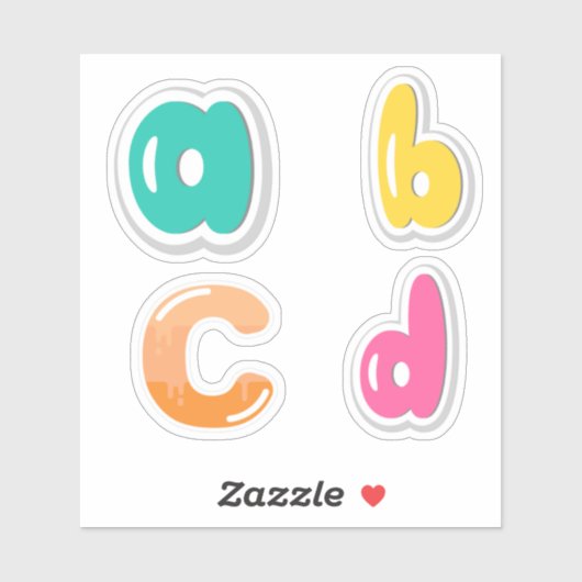 Alphabets Sticker (Blatt)