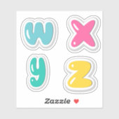 Alphabets Sticker (Blatt)