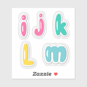 Alphabets Sticker