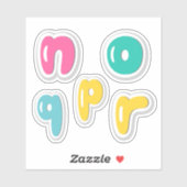 Alphabets Sticker (Blatt)
