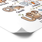 Alphabettier Poster (Ecke)