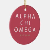Alphachi Omega | Est. 1885 Keramik Ornament (Rechts)