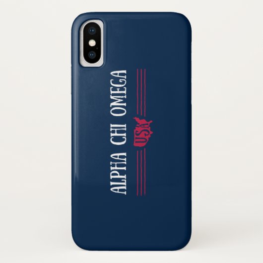 Alphachi Omega - USA Case-Mate iPhone Hülle (Rückseite)