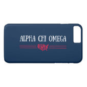 Alphachi Omega - USA Case-Mate iPhone Hülle (Rückseite (Horizontal))