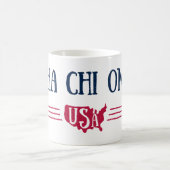 Alphachi Omega - USA Kaffeetasse (Mittel)