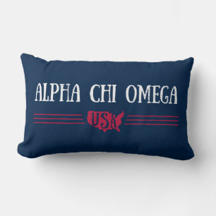 Alphachi Omega - USA Lendenkissen