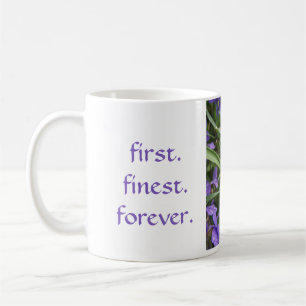 Alphadeltapu-Veilchen-Tasse Kaffeetasse