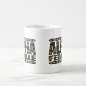 ALPHAfrau - ich bin sachverständige männliche Kaffeetasse (Mittel)