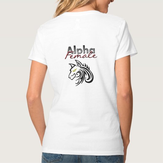 Alphafrau T-Shirt (Rückseite)