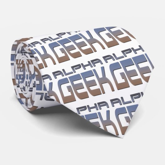 Alphageek-Krawatte Krawatte (Gerollt)