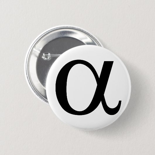 Alphaikone a button (Vorne & Hinten)