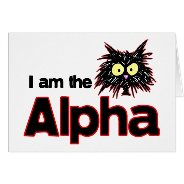 Alphakatze (Vorderseite (Horizontal))