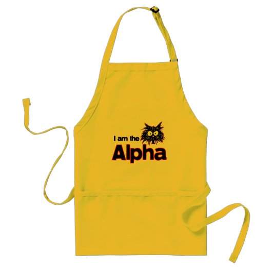 Alphakatze Schürze (Vorne)