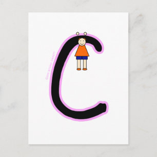 Alphakins C Girls Postkarte
