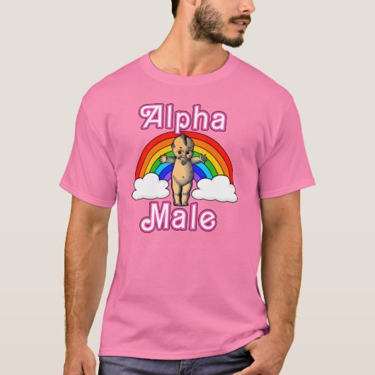 "Alphamännchen" T-Shirt (Vorderseite)