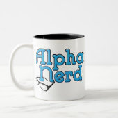 AlphaNerd Zweifarbige Tasse (Links)
