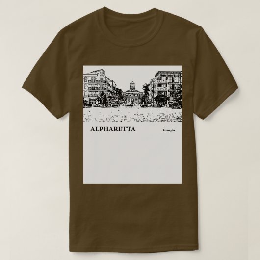 Alpharetta Georgia TShirt 3 (Design vorne)