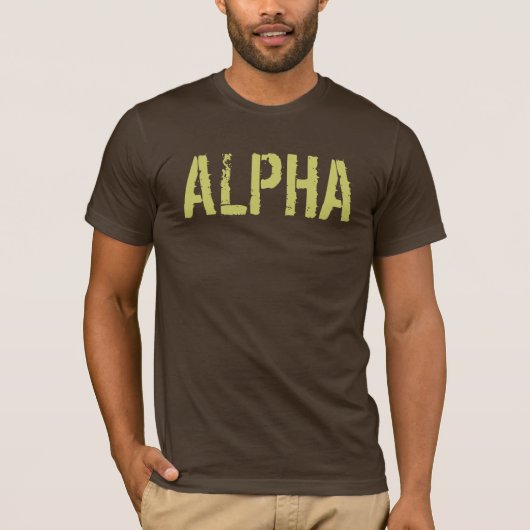 AlphaShirt für Männer T-Shirt (Vorderseite)
