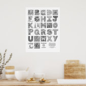 AlphaTangle Poster (Küche)