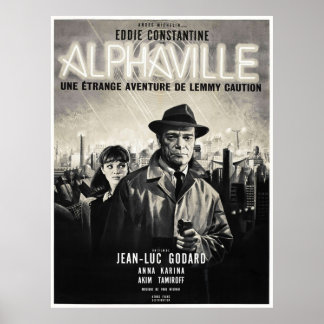 Alphaville Vintag Movie Poster