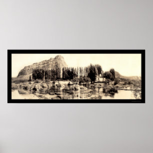 Alpheus Nebenfluss Identifikations-Foto 1913 Poster