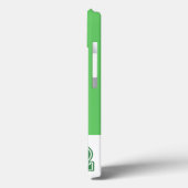 Alphi Chi Omega Green Letters Case-Mate iPhone Hülle (Rückseite / Links)